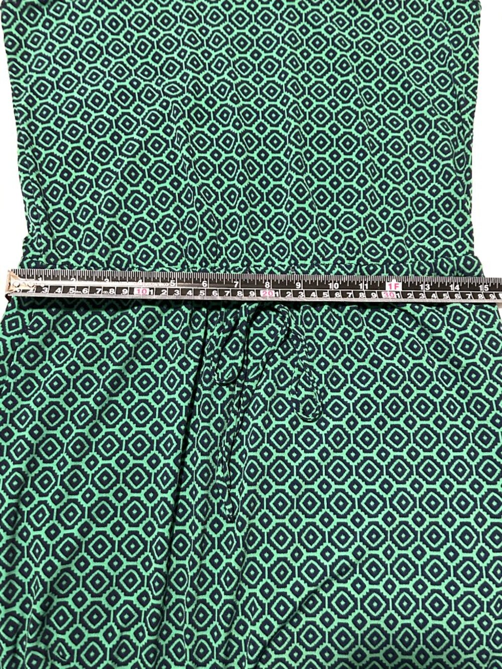 Banana Republic Factory green geometric maxi dress, size M - Picture 5 of 6
